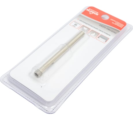 Сверло трубчатое алмазное по керамике 6 мм Elitech 1820.080200