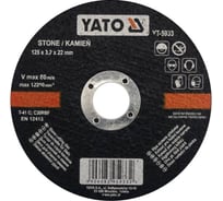 Круг отрезной по камню, 125x3,2x22мм YATO YT-5933