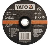 Круг отрезной по металлу, 230x3,2x22 YATO YT-6120