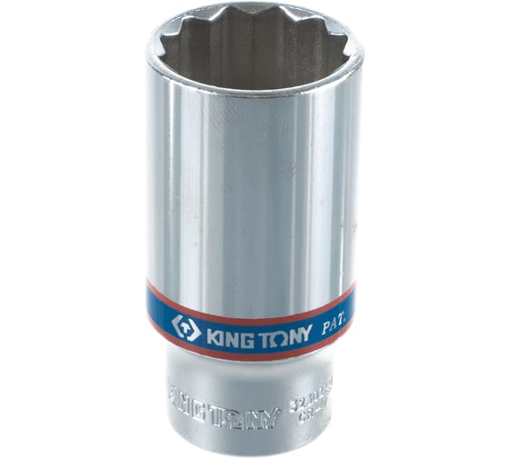 Головка торцевая глубокая двенадцатигранная (24 мм; 3/8) KING TONY 323024M 1