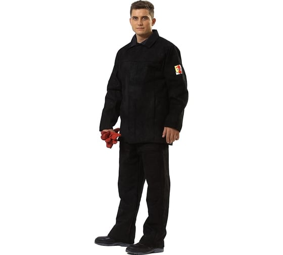 Костюм сварщика цельноспилковый (р. 60-62, рост 182-188) Эксперт Спецодежда 6446000070799 1