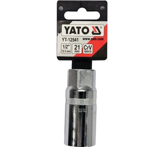 Головка свечная 21 мм, 1/2" DR YATO YT-12541