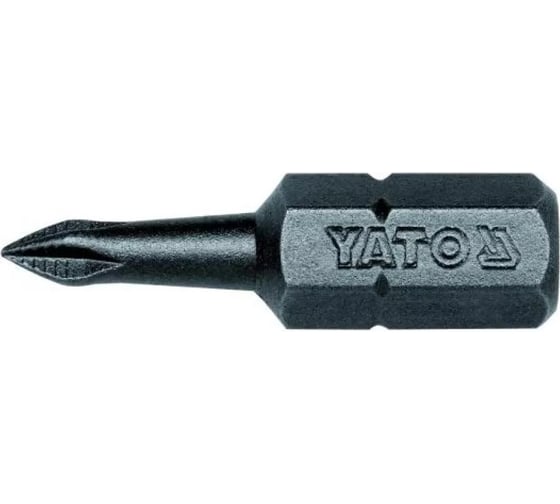 Бита крестовая PH1, 50 шт, 1/4", 25 мм YATO YT-7807