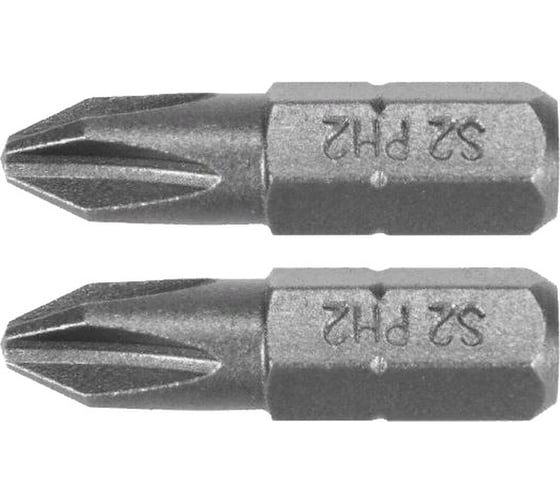 Бита PH2, 2 шт, 1/4", 25 мм YATO YT-77872