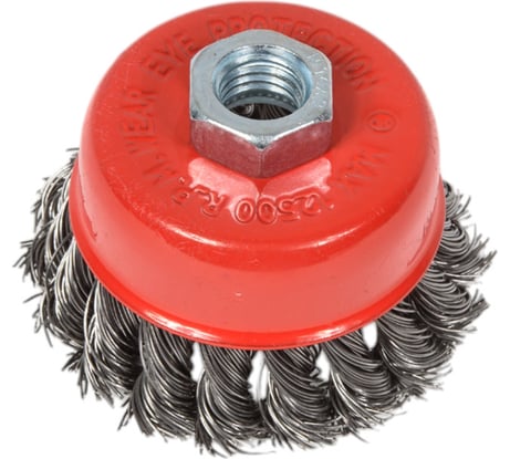 Щетка чашечная крученая проволока стальная 75 мм, М14 для УШМ HEADROCK 980-111-075
