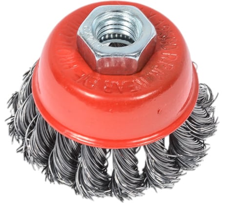 Щетка чашечная крученая проволока стальная 65 мм, М14 для УШМ HEADROCK 980-111-065
