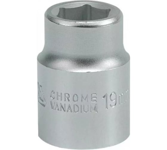 Головка торцевая короткая 19 мм, 3/4" DR, CrV YATO YT-1301
