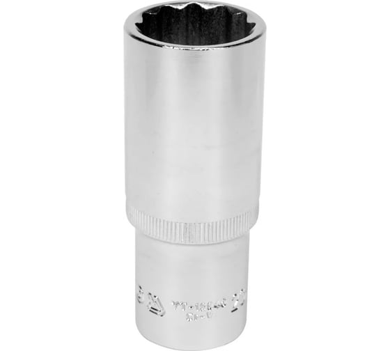 Головка торцевая длинная 12-гранная 23 мм, 1/2" DR, CrV YATO YT-12945
