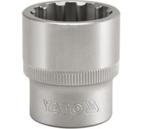 Головка торцевая SPLINE 14х38 мм, 1/2" DR YATO YT-14826