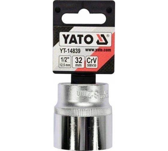 Головка торцевая SPLINE 32х45 мм, 1/2" DR YATO YT-14839 1