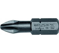Бита крестовая PH2, 50 шт, 1/4", 25 мм YATO YT-7808