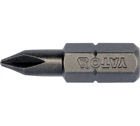 Бита крестовая PH1, 10 шт, 1/4", 25 мм YATO YT-78131