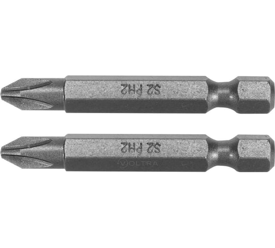 Бита PH2, 2 шт, 1/4", 50 мм YATO YT-77876 1