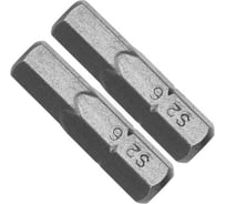 Бита HEX H6, 2 шт, 1/4", 25 мм YATO YT-77923