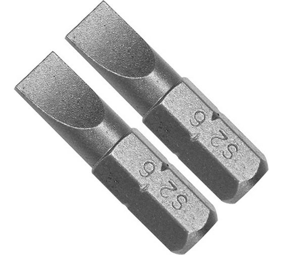 Бита SL 6 мм, 2 шт, 1/4", 25 мм YATO YT-77893