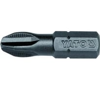 Бита крестовая PH3, 50 шт, 1/4", 25 мм YATO YT-7809