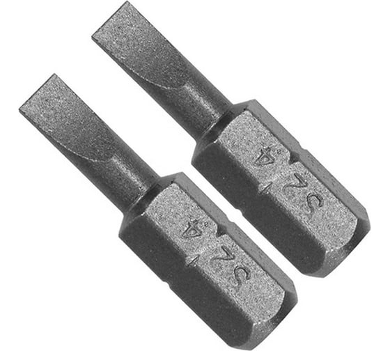 Бита SL 4 мм, 2 шт, 1/4", 25 мм YATO YT-77891