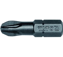 Бита крестовая PZ3, 50 шт, 1/4", 25 мм YATO YT-7812