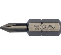 Бита крестовая PH0, 10 шт, 1/4", 25 мм YATO YT-78130