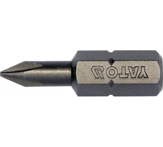 Бита крестовая PH0, 10 шт, 1/4", 25 мм YATO YT-78130 1