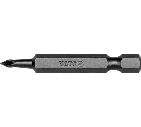 Бита крестовая PH0, 50 шт, 1/4", 50 мм YATO YT-7846