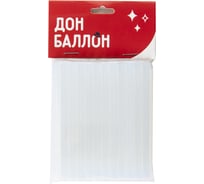 Клеевые стержни Дон Баллон D 7 мм, 10 см, прозрачный, 12 шт 615323