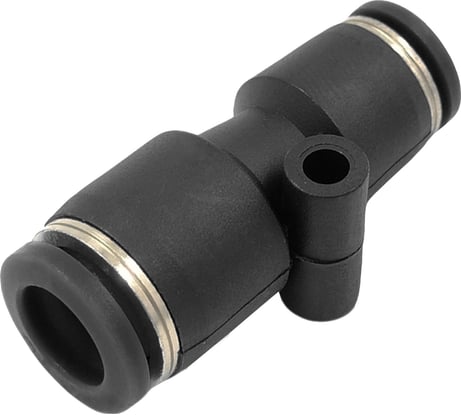 Фитинг-переходник цанговый пневматический 12-6 мм, пластик, тип PG TITAN LOCK TLP-PG12-6