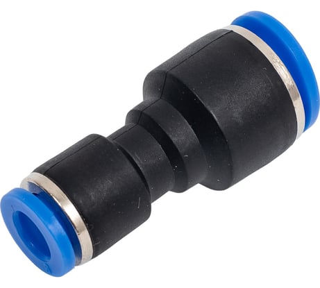 Фитинг-переходник цанговый пневматический 10-6 мм, пластик, тип PG TITAN LOCK TLP-PG10-6