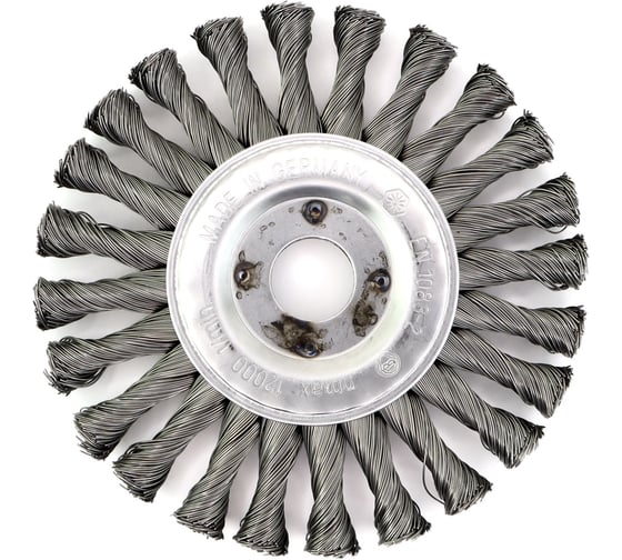 Щетка дисковая жгутовая 150x13x22.2 мм, ворс сталь 0.5 мм OSBORN 641.151-0202 1