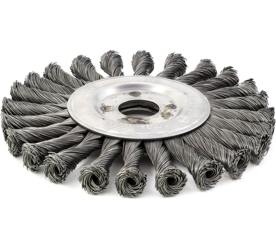 Щетка дисковая жгутовая 150x13x22.2 мм, ворс сталь 0.5 мм OSBORN 641.151-0202
