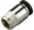 Фитинг цанговый прямой TITAN LOCK 8 мм, наруж. резьба 1/8", латунь никелированная, тип POC, TLP-POC8-01BRN 1