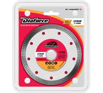 Диск алмазный CERAM X-TURBO 125x22.23x10x1.3 мм, тонкий сухой рез DIAFORCE 514125X