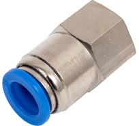 Фитинг цанговый прямой 10 мм, внутр. резьба 3/8", сталь, тип PCF TITAN LOCK TLP-PCF10-03