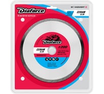 Диск алмазный CERAM SLIM 200x25.4/22.23x8x1.7 мм, тонкий влажный рез DIAFORCE 514200S