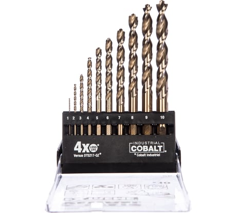 Набор сверл по металлу EX HSS-CO, 10 шт. DEWALT DT5935