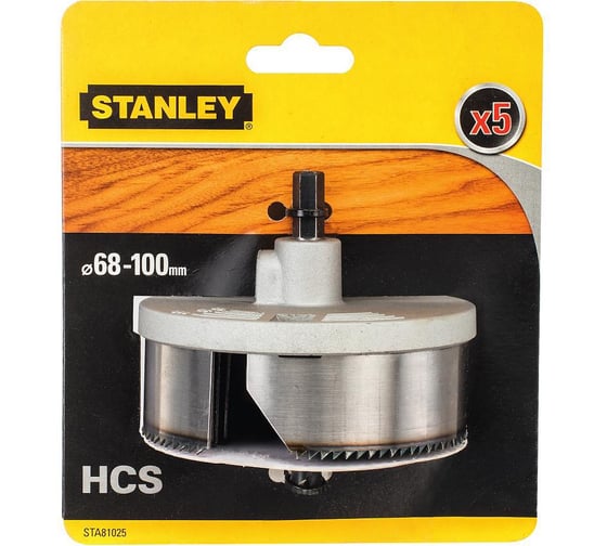 Набор коронок HCS 68; 74; 80; 90; 100х30 мм Stanley STA81025