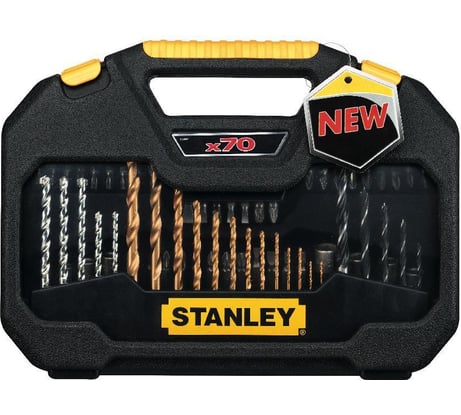 Набор сверл и бит FAMILY+ 70 шт. Stanley STA7184