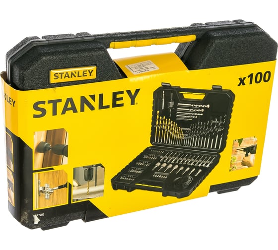 Набор сверл, коронок и бит 100 шт. Stanley STA7205