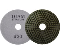 Круг алмазный гибкий шлифовальный АГШК Extra Line (100х3 мм; №30; мокрая) Diam 000564