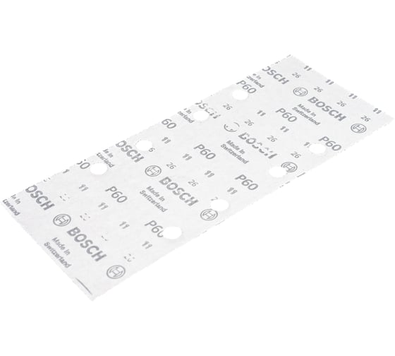 Набор шлифовальных листов 93x230 мм, зернистость 60/120/180 Bosch 2609256B00