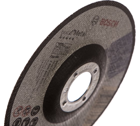 Диск отрезной по металлу Best, вогнутый, 125x1,0х22.2 мм Bosch 2608603515