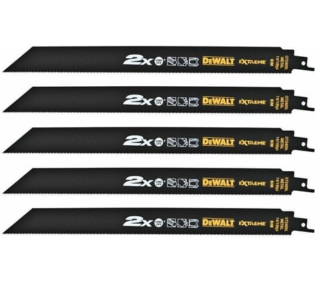 Полотно по металлу BiM 305x1.4-1.8 мм, 5 шт. DEWALT DT2409L