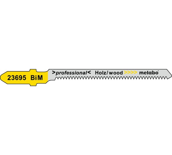 Пилки по дереву 57х1,4 мм BiM, T101AOF Metabo 623695000