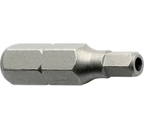 Бита шестигранник с отверстием HEX-HOLE 2.5x25 мм, 4 шт ЦКИ 39817