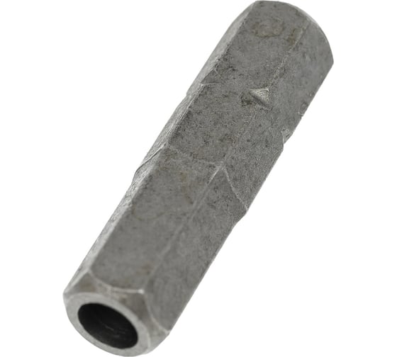 Бита шестигранник с отверстием HEX-HOLE 6.0x25 мм, 4 шт ЦКИ 39816