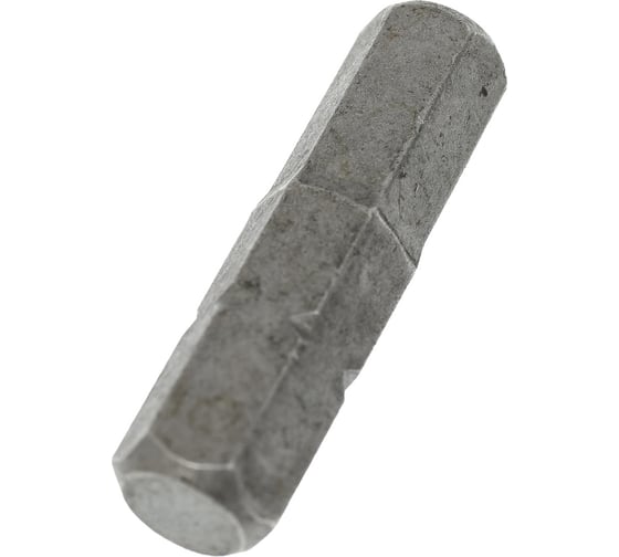 Бита шестигранник с отверстием HEX-HOLE 6.0x25 мм, 4 шт ЦКИ 39816