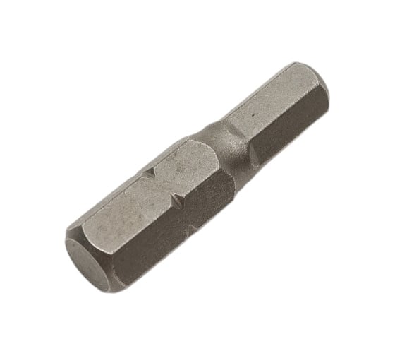 Бита шестигранник с отверстием HEX-HOLE 5.0x25 мм, 4 шт ЦКИ 39814