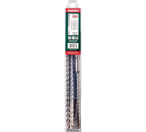 Набор буров SDS-plus P4Plus, 7 шт. Metabo 626246000