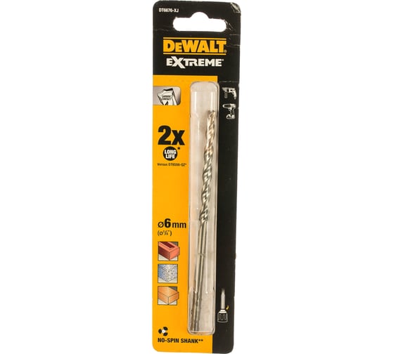 Сверло по бетону/камню EXTREME, 6x150 мм DEWALT DT6676 1