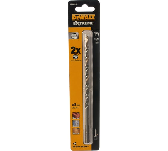 Сверло по бетону/камню EXTREME, 8x200 мм DEWALT DT6683